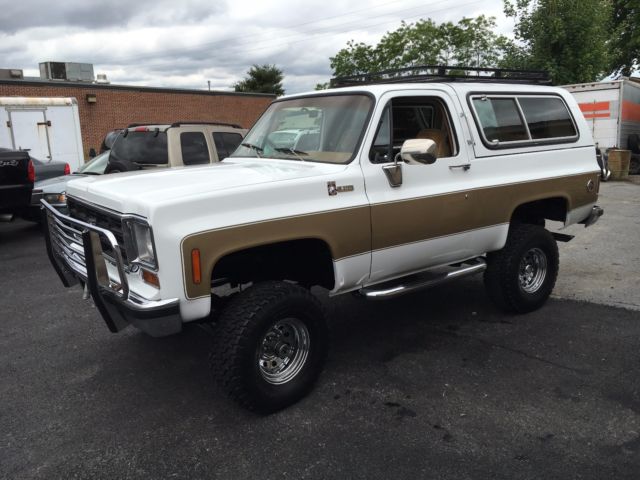1978 White Chevrolet Blazer SUV