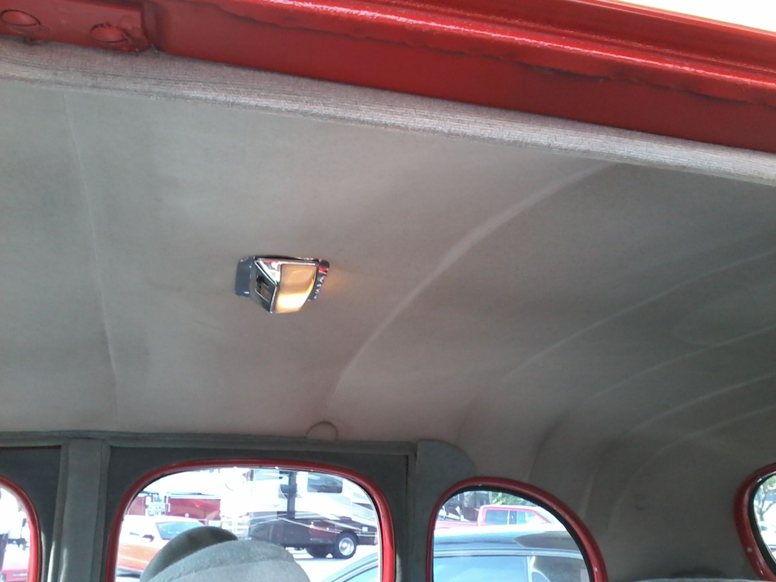 1936 Red Chevrolet Master Hot Rod Sedan