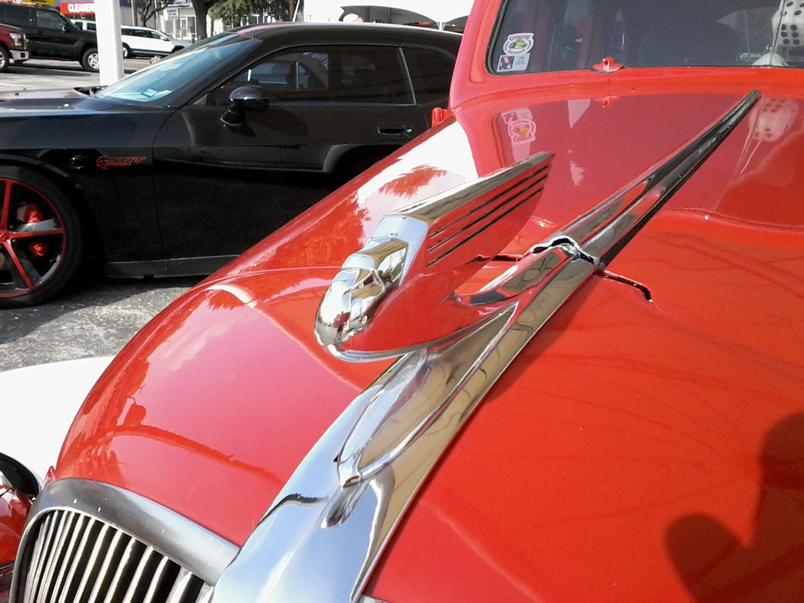 1936 Red Chevrolet Master Hot Rod Sedan