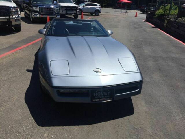 1990 Blue Chevrolet Corvette Convertible