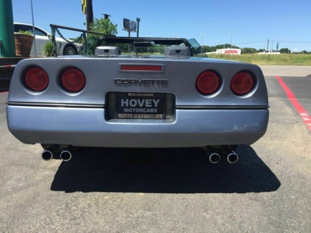 1990 Blue Chevrolet Corvette Convertible