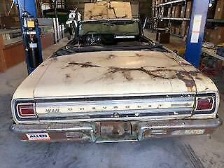 1965 Crocos Yellow Chevrolet Malibu Convertible