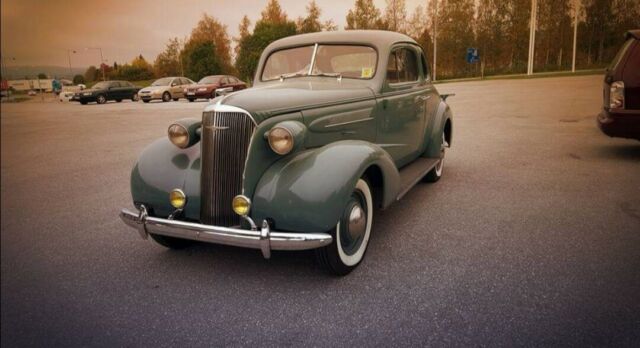 1937 Green Chevrolet Master Coupe