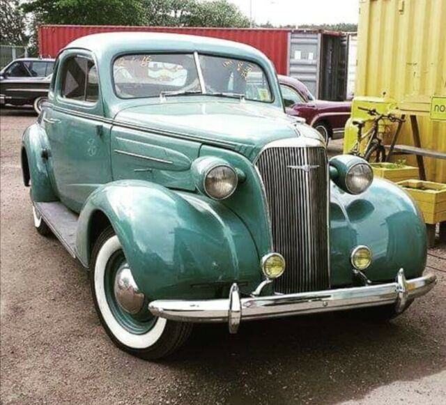 1937 Green Chevrolet Master Coupe