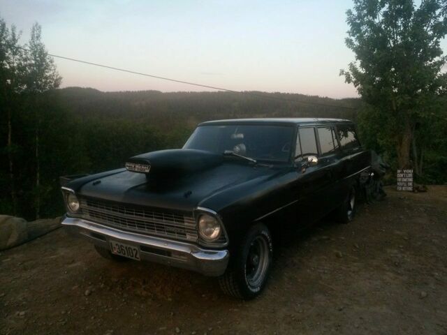 1967 Black Chevrolet Nova