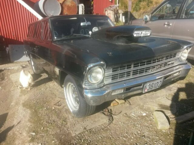 1967 Black Chevrolet Nova