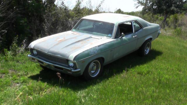 1969 Gray Chevrolet Nova Coupe
