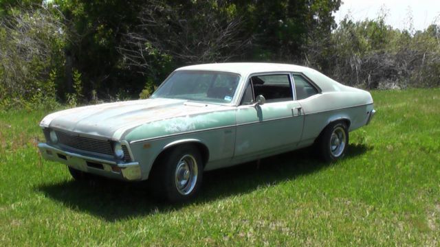 1969 Gray Chevrolet Nova Coupe