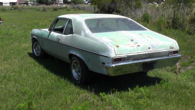 1969 Gray Chevrolet Nova Coupe