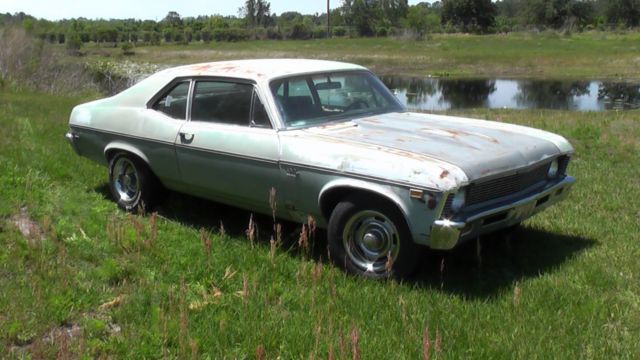 1969 Gray Chevrolet Nova Coupe