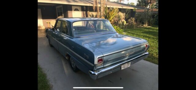 1963 Blue Chevrolet Nova