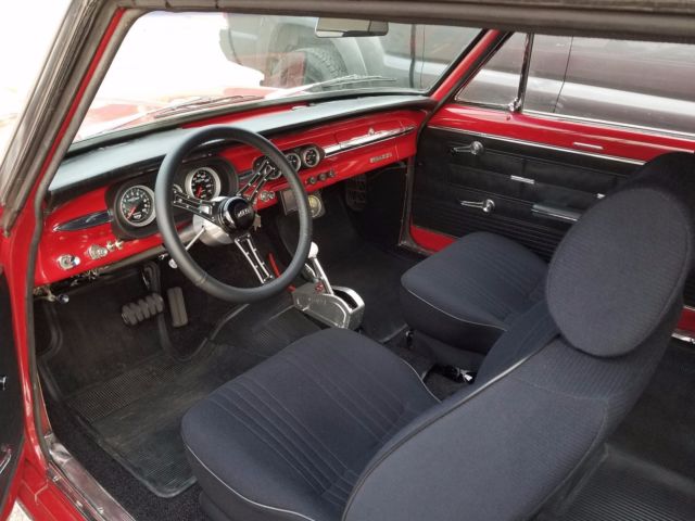 1966 Red Chevrolet Nova Coupe