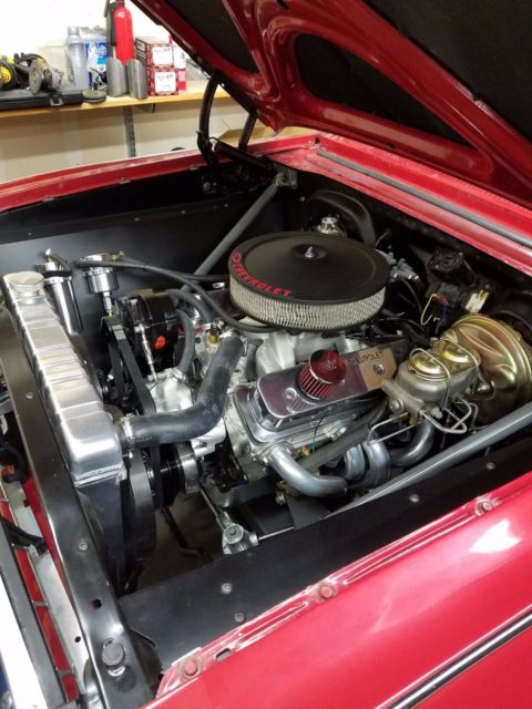 1966 Red Chevrolet Nova Coupe