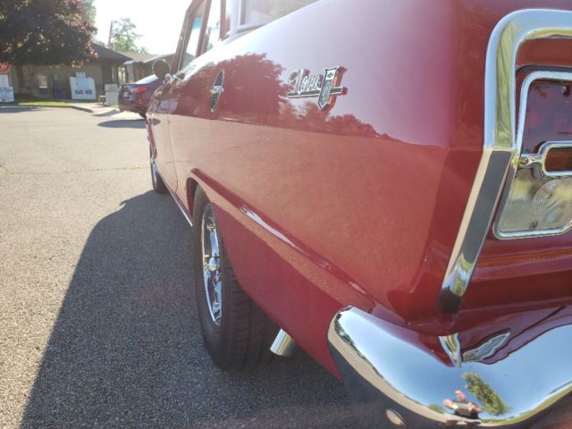 1963 Red Chevrolet Nova Sedan