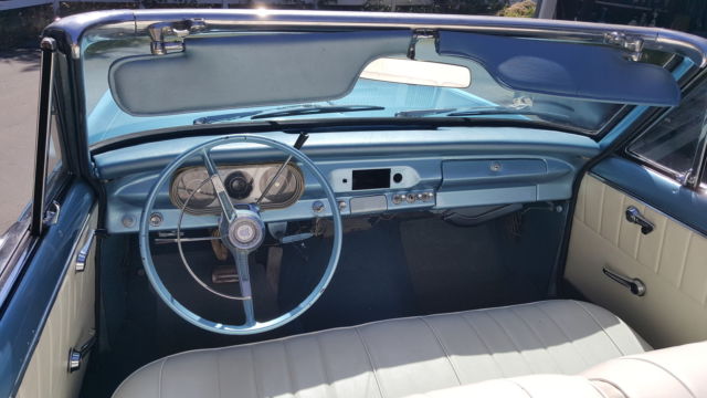 1963 Blue Chevrolet Nova Convertible