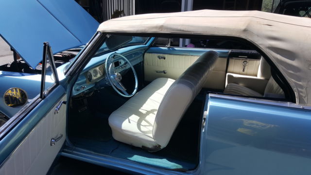 1963 Blue Chevrolet Nova Convertible