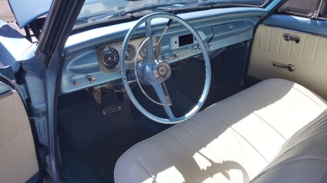1963 Blue Chevrolet Nova Convertible