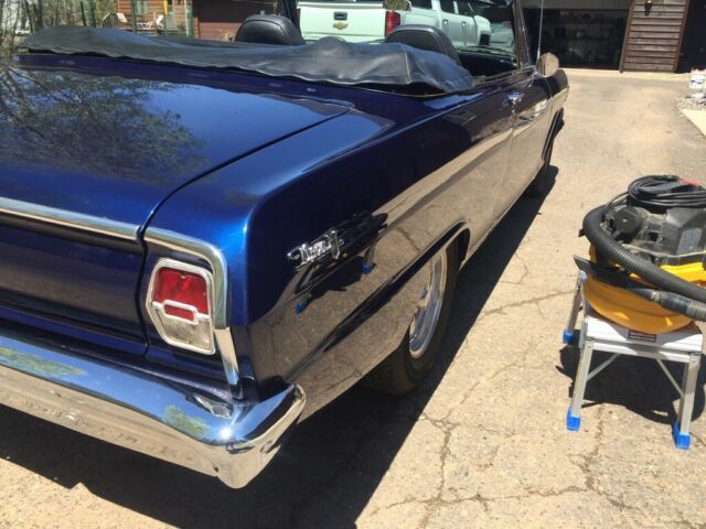 1963 Blue Chevrolet Nova Convertible