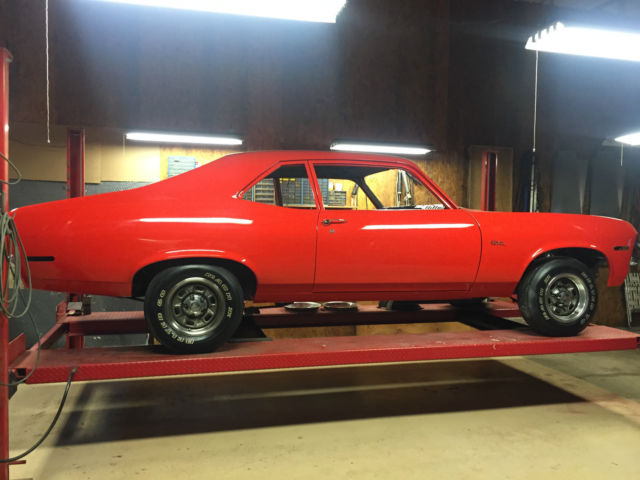 1972 Red Chevrolet Nova