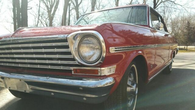 1963 Red Chevrolet Nova Coupe