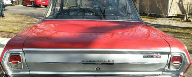 1963 Red Chevrolet Nova Coupe