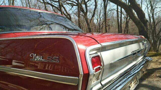 1963 Red Chevrolet Nova Coupe