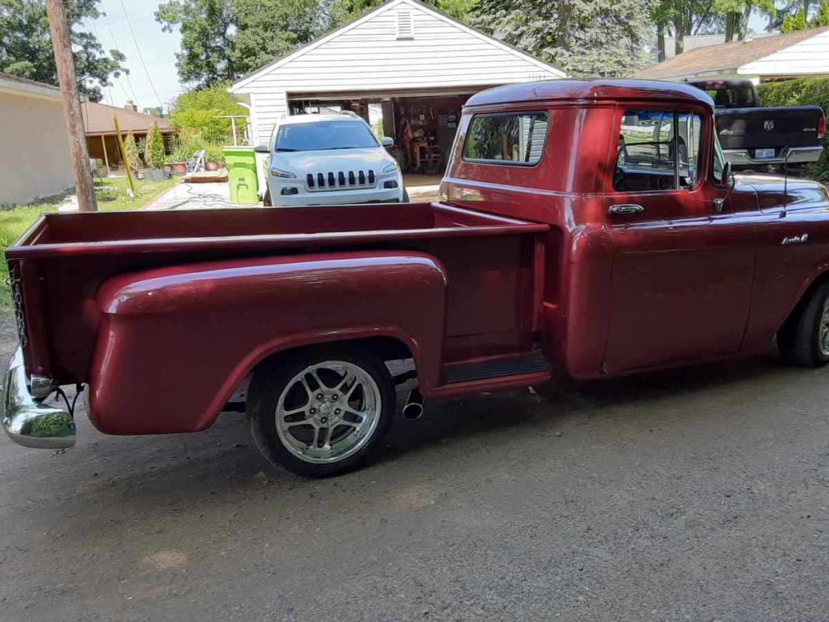 1956 Burgundy Chevrolet Other Pickups Standard Cab Pickup
