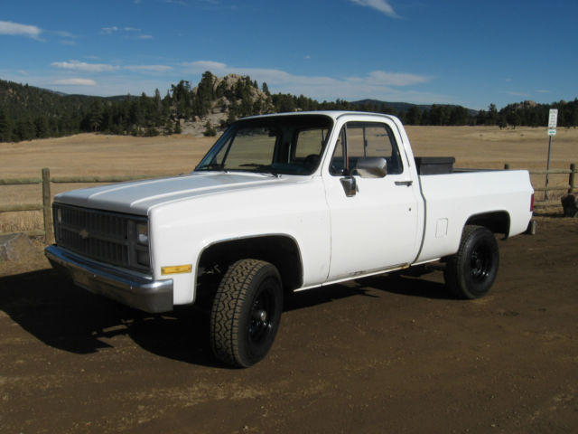 1986 Black Chevrolet C/K Pickup 1500 Standard Cab Pickup