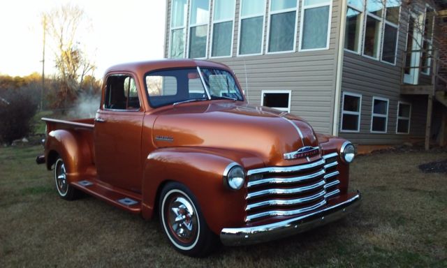 1952 copperhead mettalic Chevrolet 3100 pickup