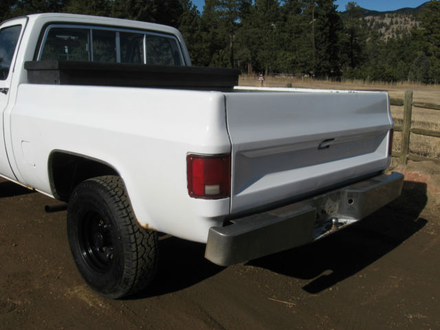 1986 Black Chevrolet C/K Pickup 1500 Standard Cab Pickup