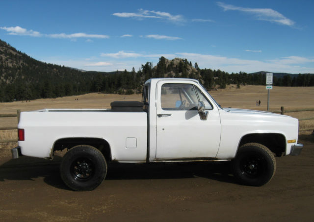 1986 Black Chevrolet C/K Pickup 1500 Standard Cab Pickup