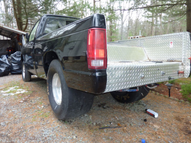 1987 Black Chevrolet S-10 Crew Cab Pickup