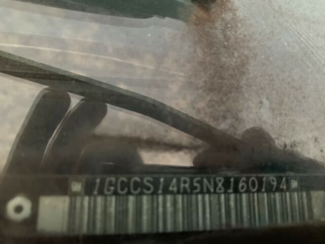 1992 Blue Chevrolet S-10 Standard Cab Pickup