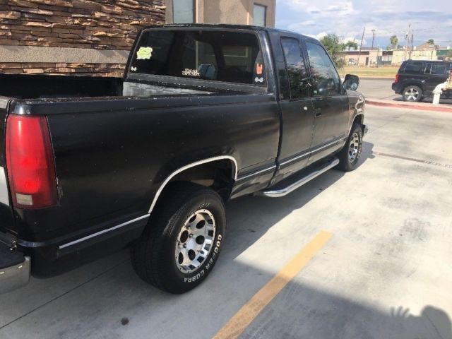 1989 Black Chevrolet Silverado 1500 Extended Cab Pickup