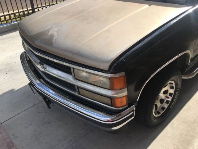 1989 Black Chevrolet Silverado 1500 Extended Cab Pickup