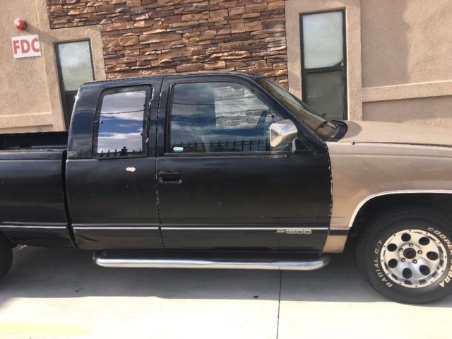 1989 Black Chevrolet Silverado 1500 Extended Cab Pickup