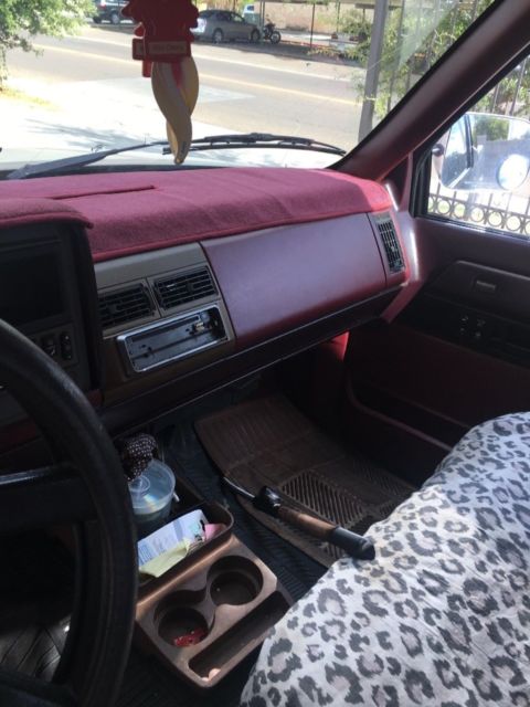 1989 Black Chevrolet Silverado 1500 Extended Cab Pickup