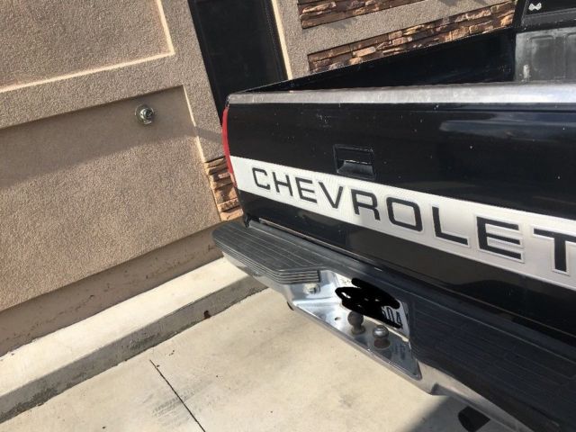 1989 Black Chevrolet Silverado 1500 Extended Cab Pickup