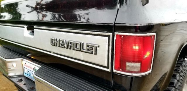 1985 Black Chevrolet Silverado 1500 Standard Cab Pickup