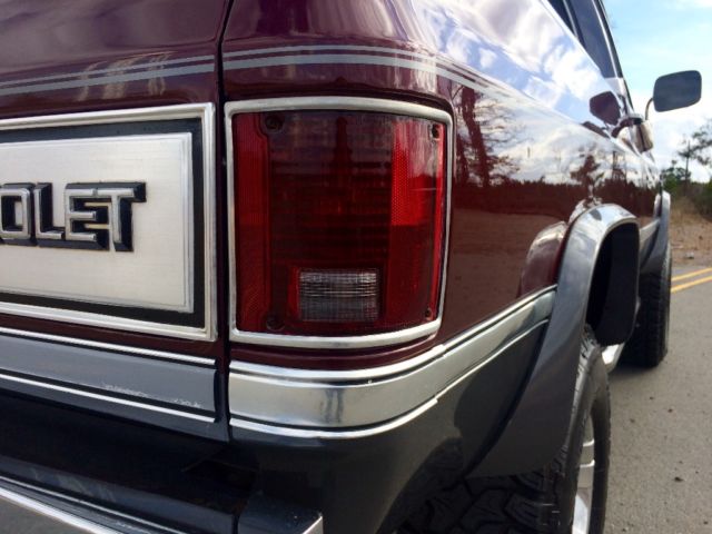 1985 Burgundy Chevrolet C-10 Standard Cab Pickup