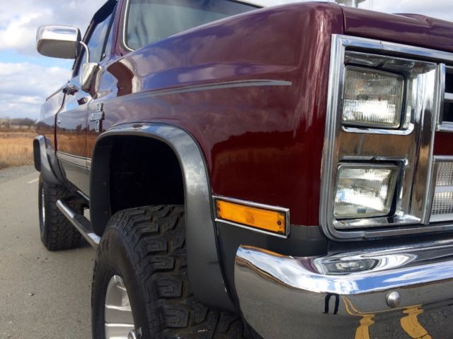 1985 Burgundy Chevrolet C-10 Standard Cab Pickup