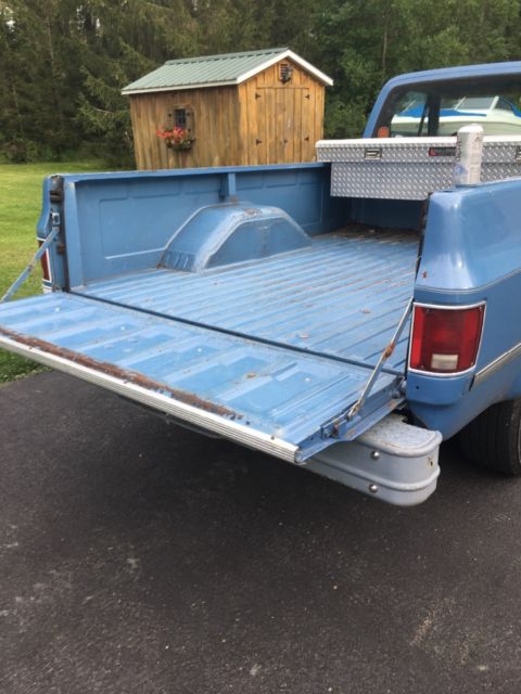 1984 Blue Chevrolet Silverado 1500 Standard Cab Pickup