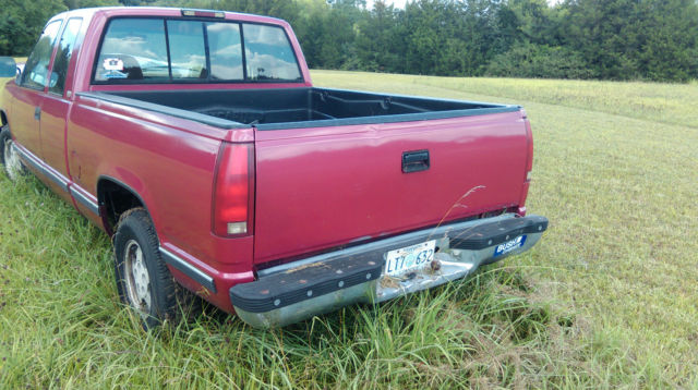 1994 Burgundy Chevrolet Other Extended Cab Pickup