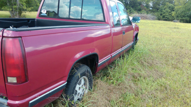 1994 Burgundy Chevrolet Other Extended Cab Pickup