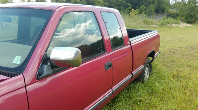 1994 Burgundy Chevrolet Other Extended Cab Pickup