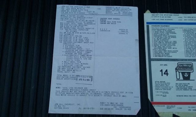 1988 Burgundy Chevrolet Other Pickups Standard Cab Pickup