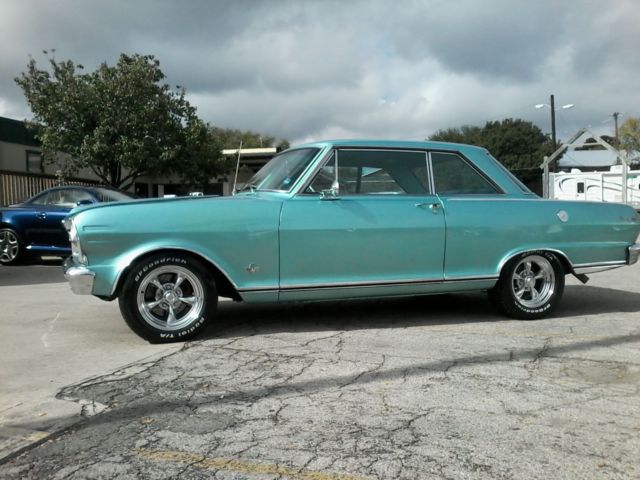 1965 Green Chevrolet Nova Coupe