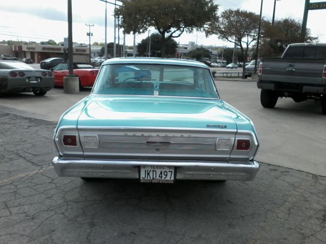 1965 Green Chevrolet Nova Coupe