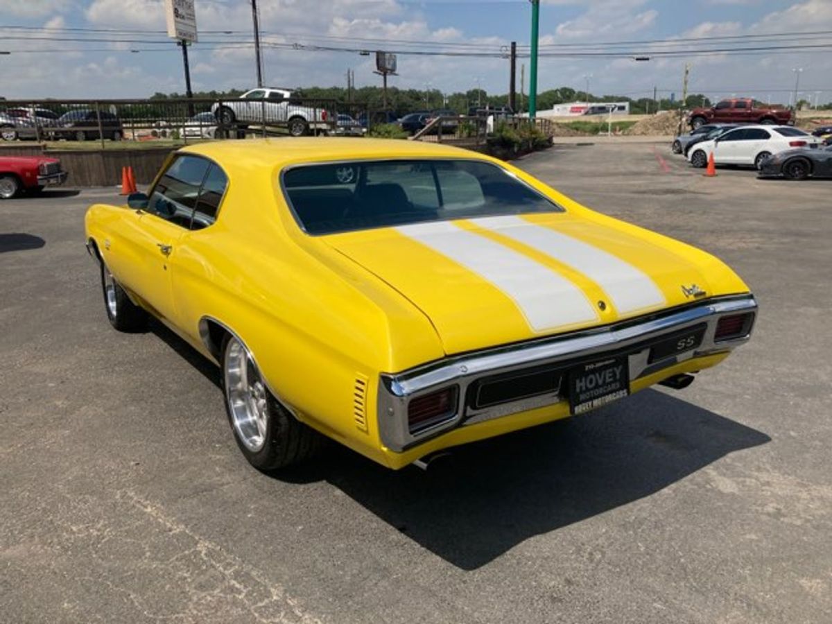 1970 Yellow Chevrolet Chevelle Coupe
