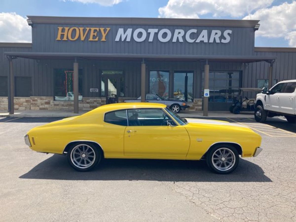 1970 Yellow Chevrolet Chevelle Coupe